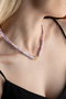 Heliophilia Silver Collar KL-0877 Multicolor con Colgante de Metal